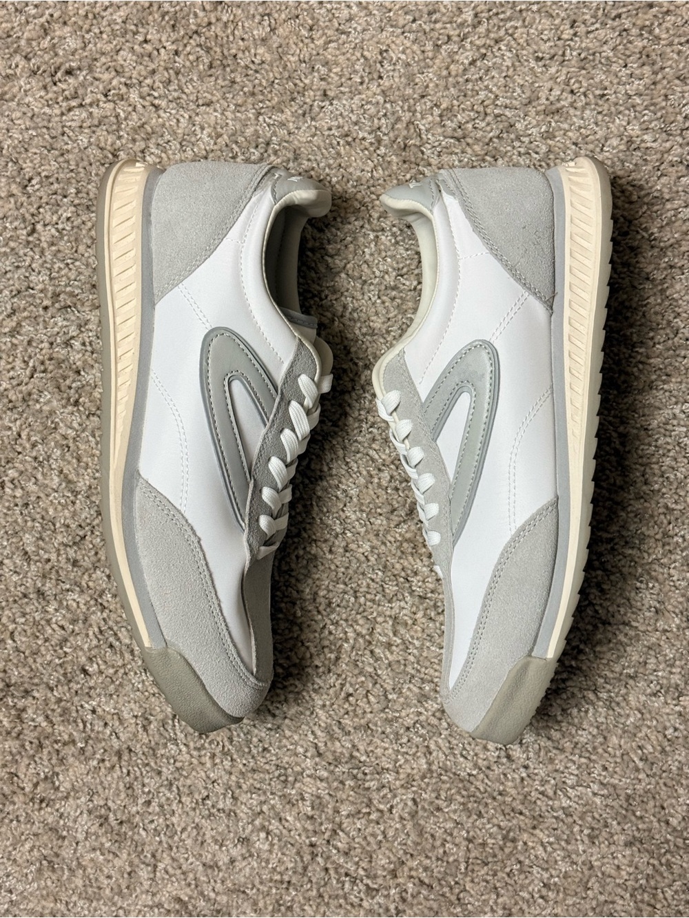 Tretorn - KRISTIN - White and Light Gray Women's Athletic Sneakers - Picture 4 of 6